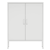 Metal Storage Cabinet with Adjustable Shelves - Versatile Steel Furniture for Office and Home