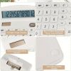 Desk Calculator, Cute Calculator For Kids, 12 Digits Battery Dual Power Financial Calculator With Big Buttons And Large Display For Office Home And Sc