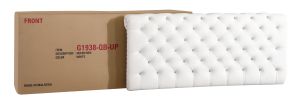 Glory Furniture Maxx G1938-FB-UP Tufted Upholstered Bed , WHITE