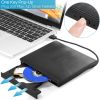 External CD DVD Drive USB 3.0 Slim DVD-RW Drive Superdrive Burner Writer High Speed Data Transfer USB Optical Drives Players