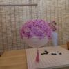 Cute Fabric Flower Paper Lantern Small Decorative Lantern Handhold Hanging Festival D√©cor, Pink