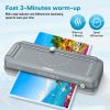 Laminator, A4 Laminator Machine, WORIKIZE Thermal Laminator with Laminating Sheets 20 Pouches for Home Office School