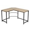 L Shaped Computer Desk PC Laptop Table Wood Workstation Home Office Furniture