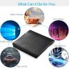 External CD DVD Drive USB 3.0 Slim DVD-RW Drive Superdrive Burner Writer High Speed Data Transfer USB Optical Drives Players