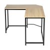 L Shaped Computer Desk PC Laptop Table Wood Workstation Home Office Furniture