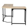 L Shaped Computer Desk PC Laptop Table Wood Workstation Home Office Furniture