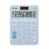 Cute Fructose Color Desk Calculator For Kids - 12 Digits Battery Dual Power Financial Calculator With Big Buttons & Large Display For Office, Home & S
