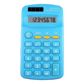 Desktop Calculator 8-Digit With LCD Display And Sensitive Button,Creative Ultra-thin Portable Standard Function For Office, Home, School,Not Included (Color: Blue)