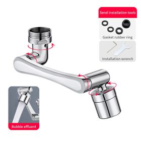 1080¬∞ Rotatable Filter Faucet Spray Head Wash Basin Faucet Extender Adapter Anti-Splash Kitchen Tap Extend Bathroom Accessories (Color: 1080 Single Mode)