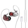 In-Ear Headphones Eating Chicken Game Wired Earphones For 3.5mm Jacks For TYPE-C Jacks Christmas Gift For Women/Kids/Children/Men/Adults