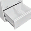 Filing Cabinet Lateral File Cabinet 3 Drawer, Blcak Locking Metal File Cabinets Three Drawer, Office Filing Cabinet with Lock Drawers for Home Office/