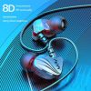 In-Ear Headphones Eating Chicken Game Wired Earphones For 3.5mm Jacks For TYPE-C Jacks Christmas Gift For Women/Kids/Children/Men/Adults