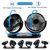 USB Desk Fan 5.5 Inch Powerful Table Fan Dual Head 360¬∞ Rotate Quiet 3 Speeds Wind Desktop USB Fan With 55 Inch USB Cable For Home Office Indoor Outd
