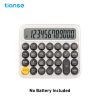 12 Digit TIANSE Desktop Calculator - Large LCD Display, Sensitive Buttons, Removable Key Caps - Perfect for Home, Office, and School!