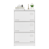 Filing Cabinet Lateral File Cabinet 3 Drawer, Blcak Locking Metal File Cabinets Three Drawer, Office Filing Cabinet with Lock Drawers for Home Office/