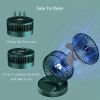 Portable Desk Fan; USB Rechargeable Fan; Folding Telescopic Adjustable Cooling Fan; Mini Summer Quiet Table Fan For Home Office Bedroom Gift For Birth