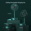Portable Desk Fan; USB Rechargeable Fan; Folding Telescopic Adjustable Cooling Fan; Mini Summer Quiet Table Fan For Home Office Bedroom Gift For Birth