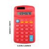 Desktop Calculator 8-Digit With LCD Display And Sensitive Button,Creative Ultra-thin Portable Standard Function For Office, Home, School,Not Included