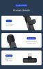 Wireless Lavalier Lapel Microphone for Phone,Pad - Cordless Omnidirectional Condenser Recording Mic for Interview Video Podcast Vlog YouTube