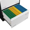Filing Cabinet Lateral File Cabinet 3 Drawer, Blcak Locking Metal File Cabinets Three Drawer, Office Filing Cabinet with Lock Drawers for Home Office/